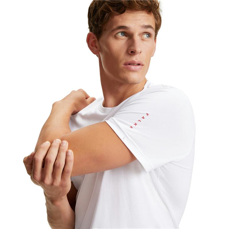 Moška majica FALKE Running M T-Shirt white