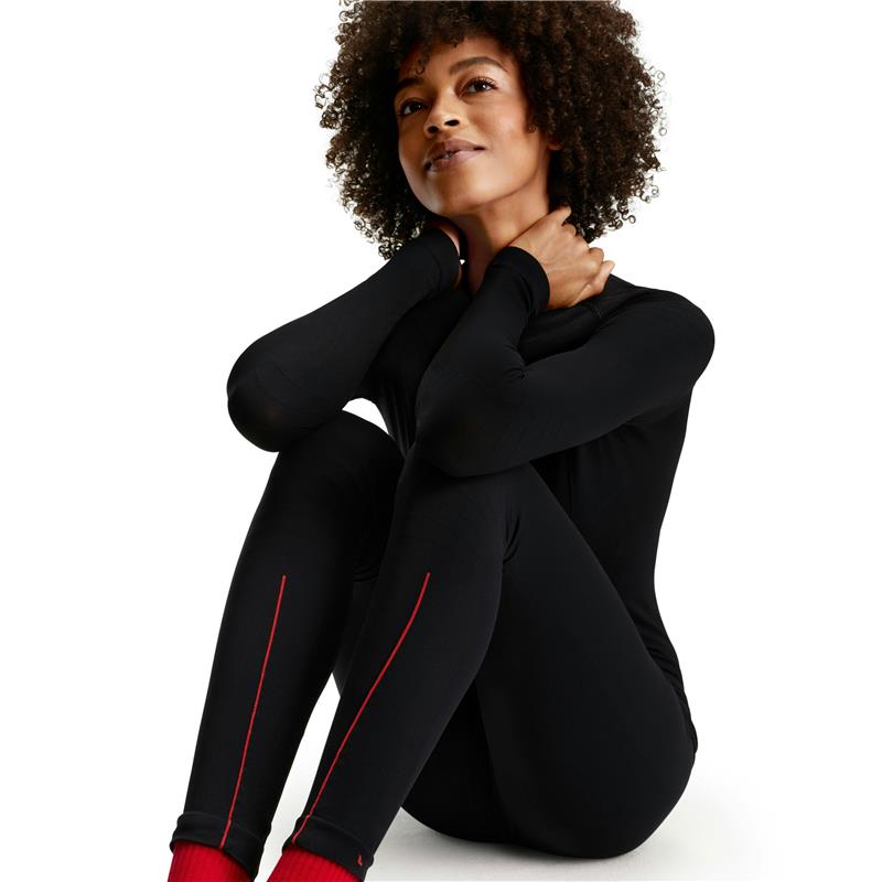 Ženske pajkice FALKE W Long Tights w black-fuego