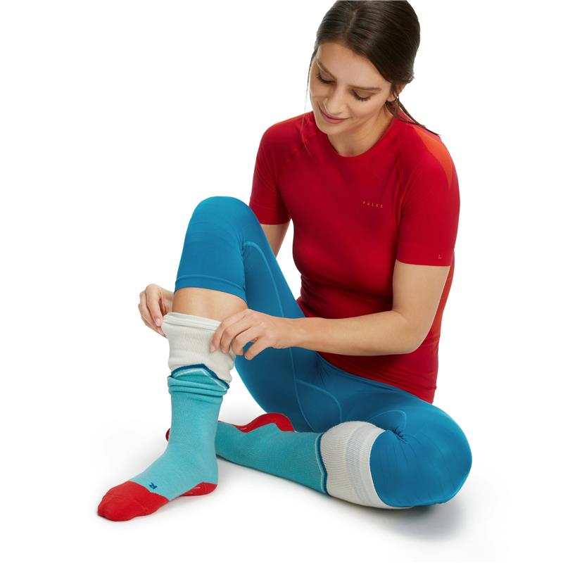 Ženske pajkice FALKE W 3/4 Tights Tight w peackock