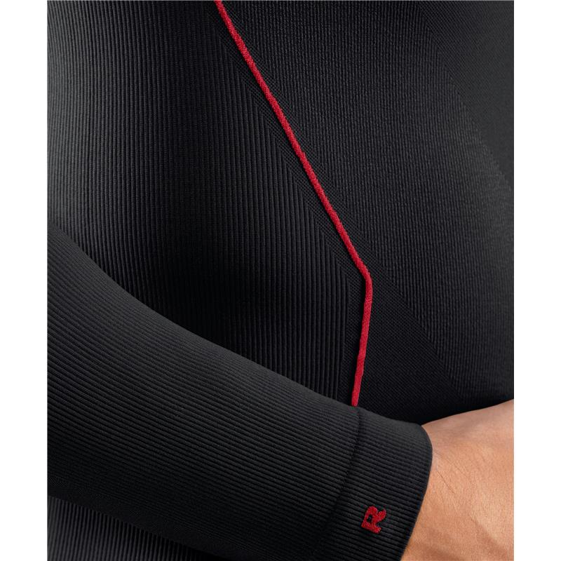 Moška majica W Zip Shirt Tight m black-fuego