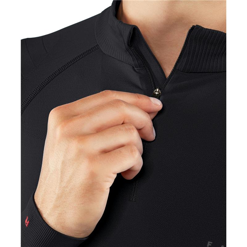 Moška majica W Zip Shirt Tight m black-fuego
