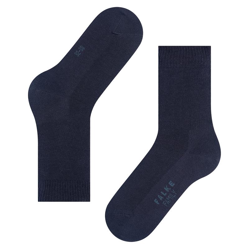 Nogavice FALKE Family SO dark navy