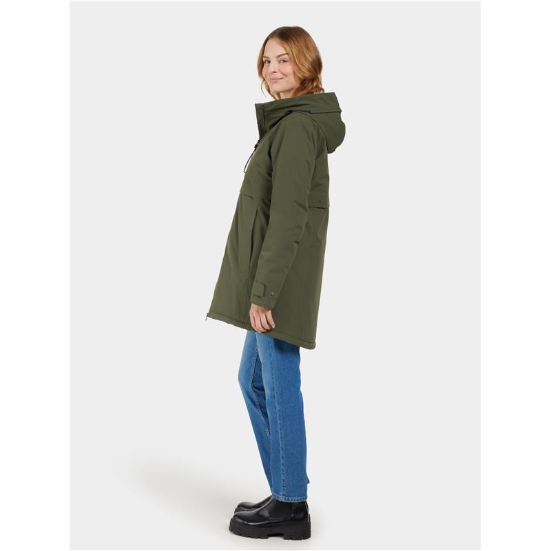 Ženska jakna HELLE WNS PARKA 5 Deep Green