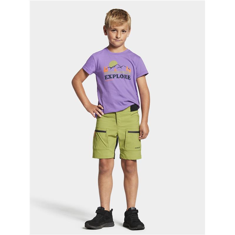 Otroške kratke hlače EKOXEN KDS SHORTS 2 Fern Green