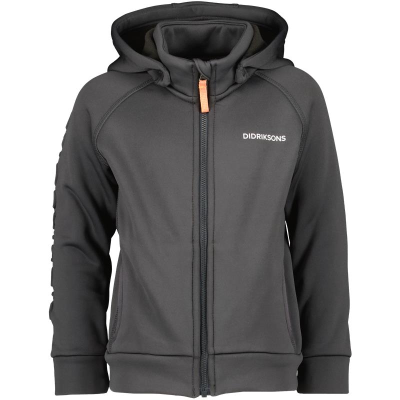 Otroška jopa CORIN KIDS FULLZIP 7 Coal black