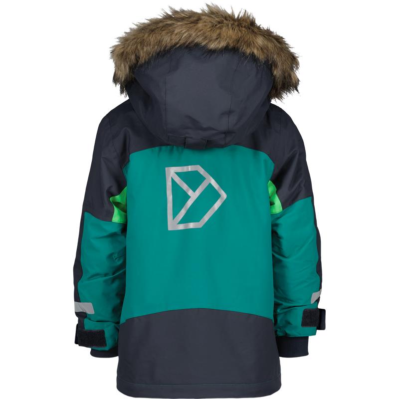 Otroška jakna BJÄRVEN KIDS PARKA 2 Petrol Green