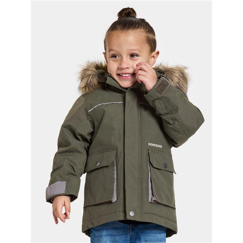 Otroška jakna KURE KIDS PARKA 6 Deep Green