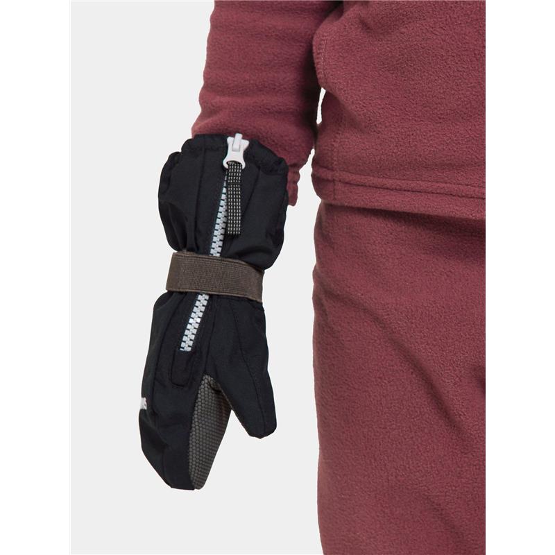 Otroške rokavice BIGGLES ZIP MITTEN 7 Black