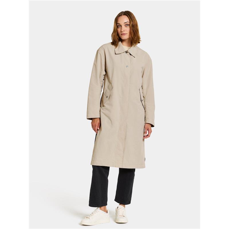 Ženski plašč BONNIE WNS COAT Beige/Dk Blue
