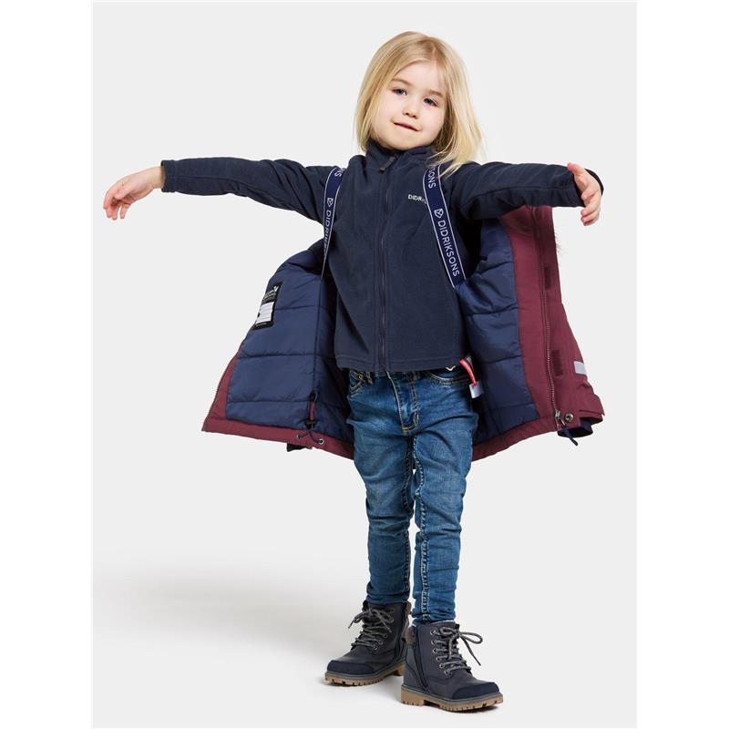 Otroška jakna  BJÄRVEN KIDS PARKA 3 Rusty Wine