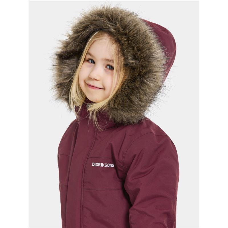 Otroška jakna  BJÄRVEN KIDS PARKA 3 Rusty Wine
