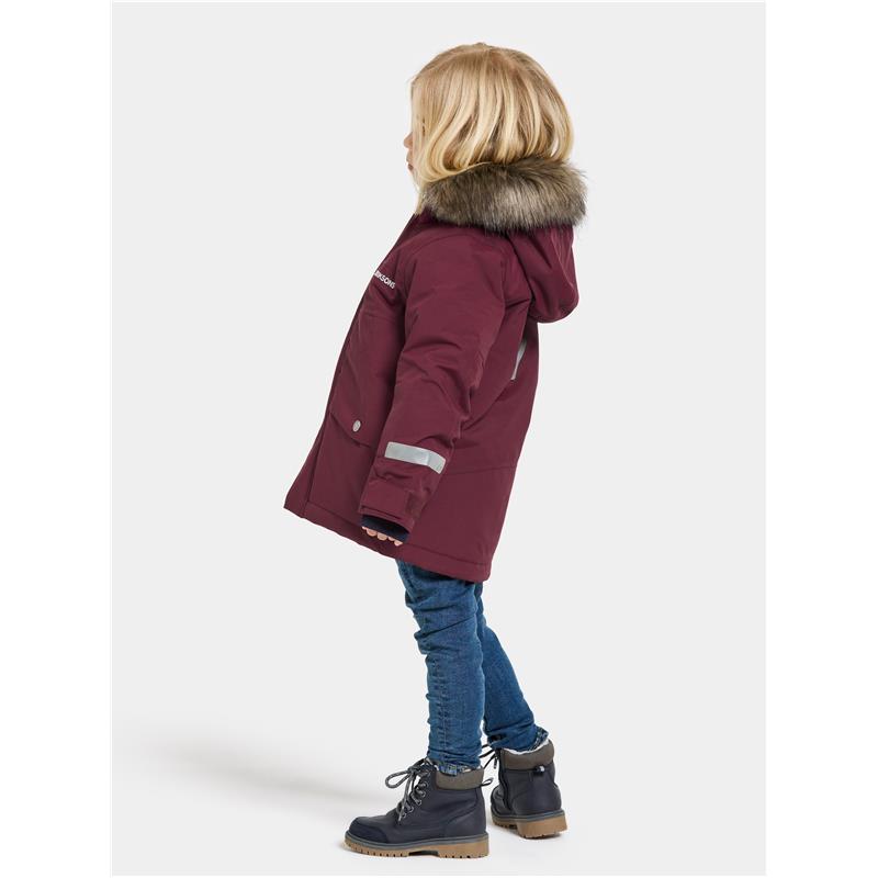 Otroška jakna  BJÄRVEN KIDS PARKA 3 Rusty Wine