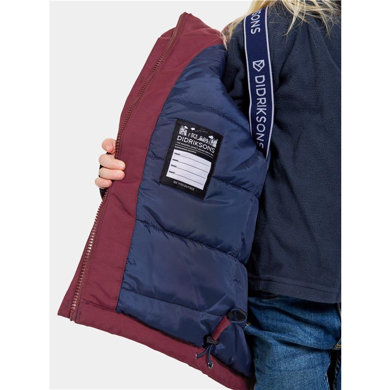 Otroška jakna  BJÄRVEN KIDS PARKA 3 Rusty Wine