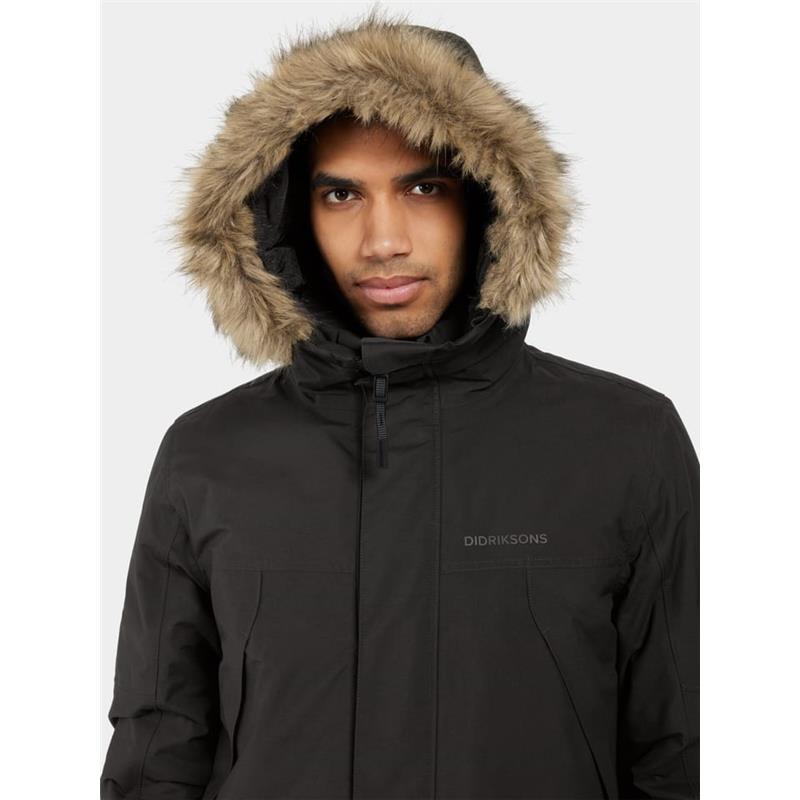 Moška jakna  RICK USX PARKA Black