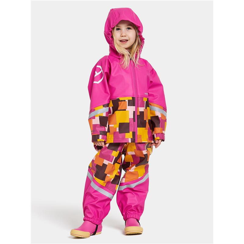 Dežni komplet WATERMAN PR KIDS 9 Notes Pink