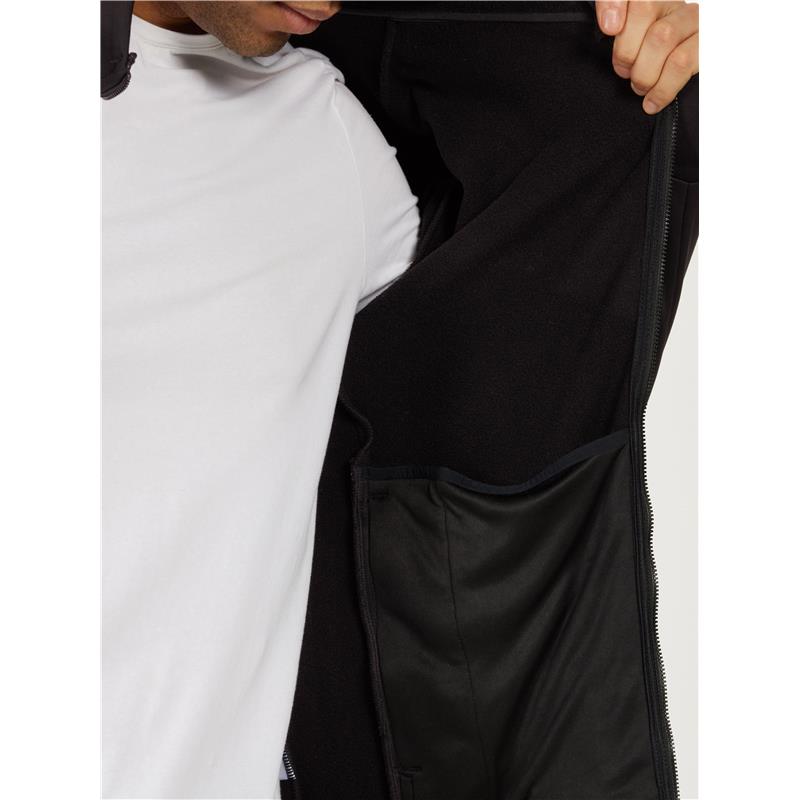 Muška jopa ACKE USX FULLZIP 3 Black