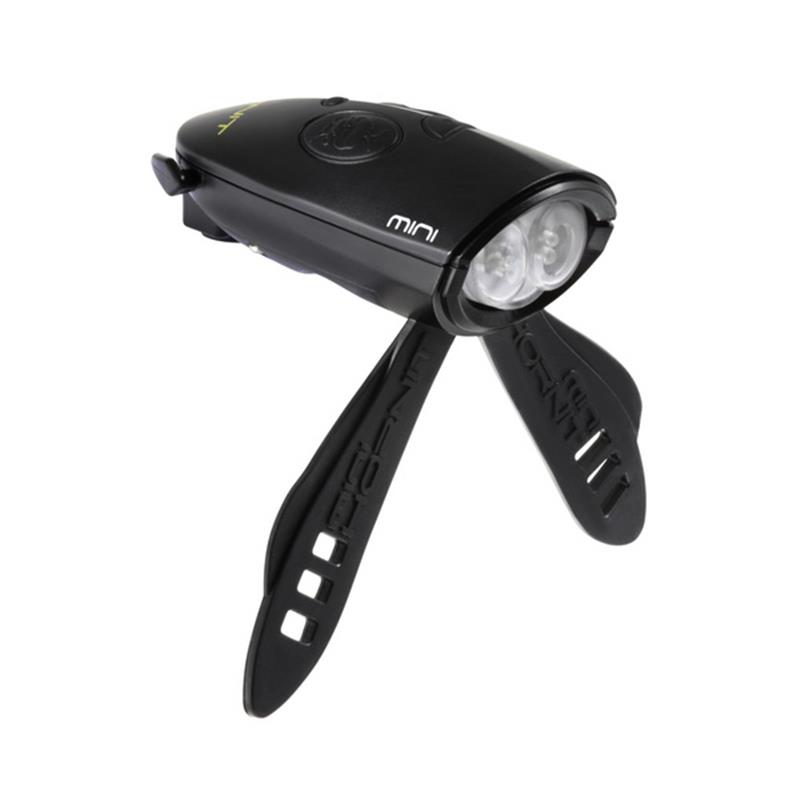 Luč in zvonec za kolo Mini Hornit Black/Black