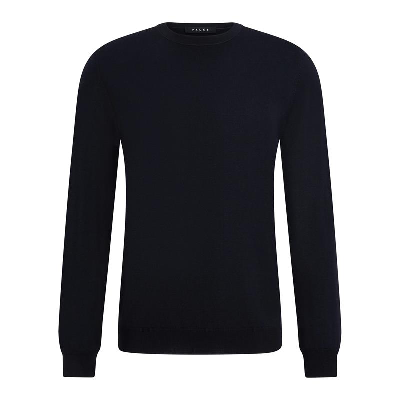 Moški pulover FAV Merino X-Fine Crew Neck m night sky