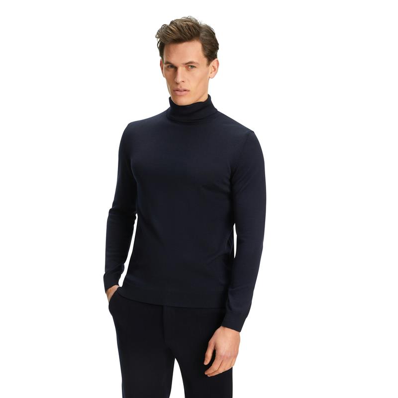 Moški pulover FAV Merino X-Fine Roll Neck m night sky