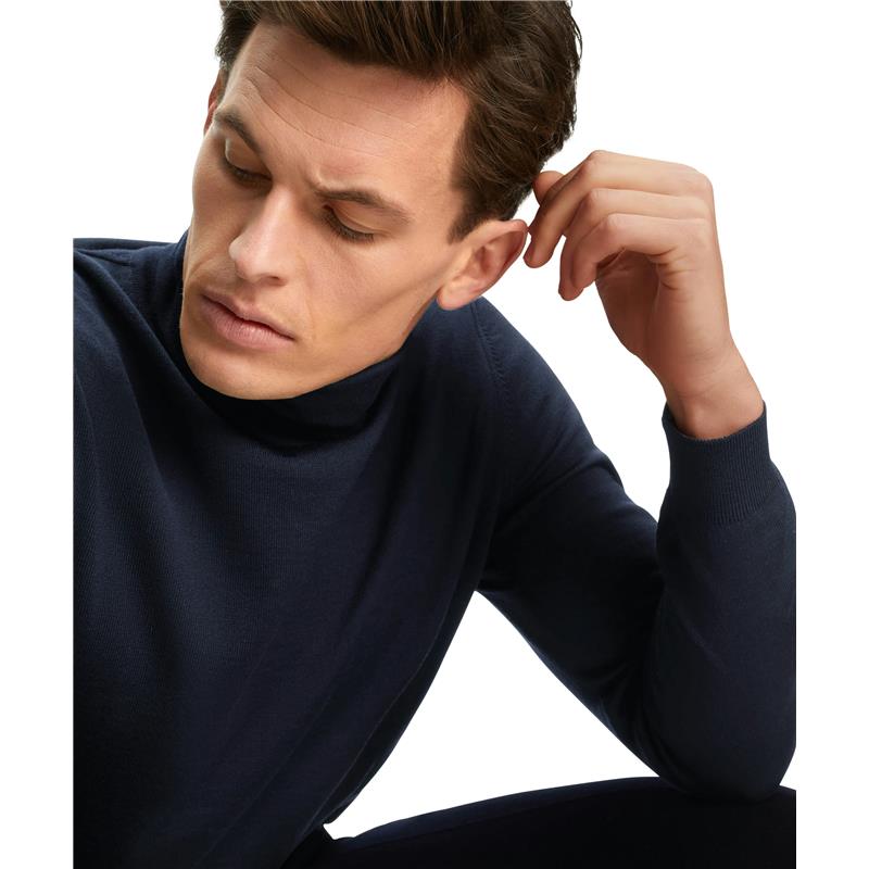 Moški pulover FAV Merino X-Fine Roll Neck m night sky