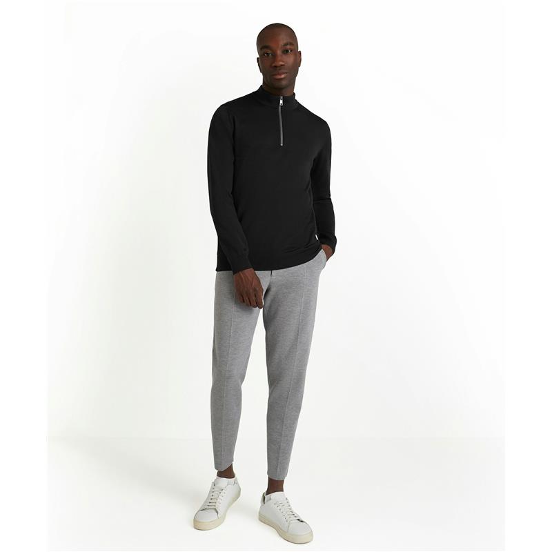 Moški pulover FAV Merino X-Fine Half-Zip m black