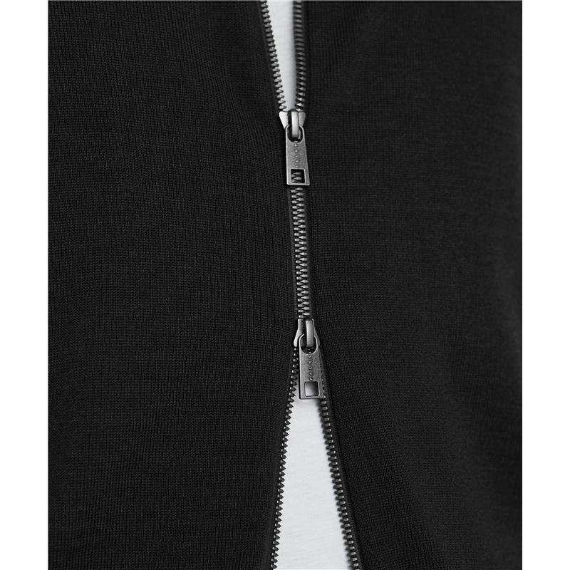 Moški pulover FAV Merino X-Fine Zip Jacket m black