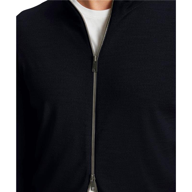 Moški pulover FAV Merino X-Fine Zip Jacket m night sky
