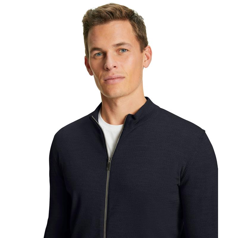 Moški pulover FAV Merino X-Fine Zip Jacket m night sky