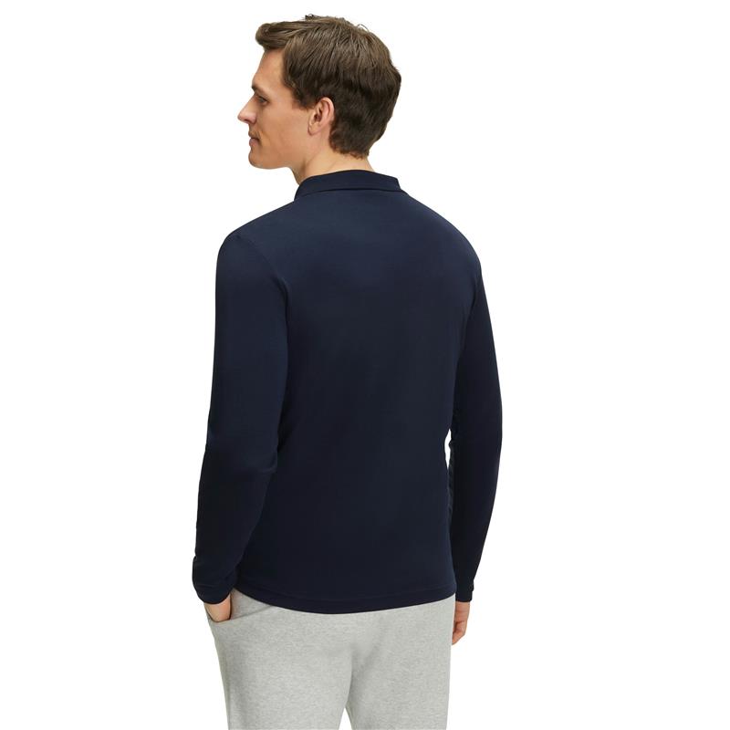 Moška polo majica FAV Pima Interlock Polo LS m space blue