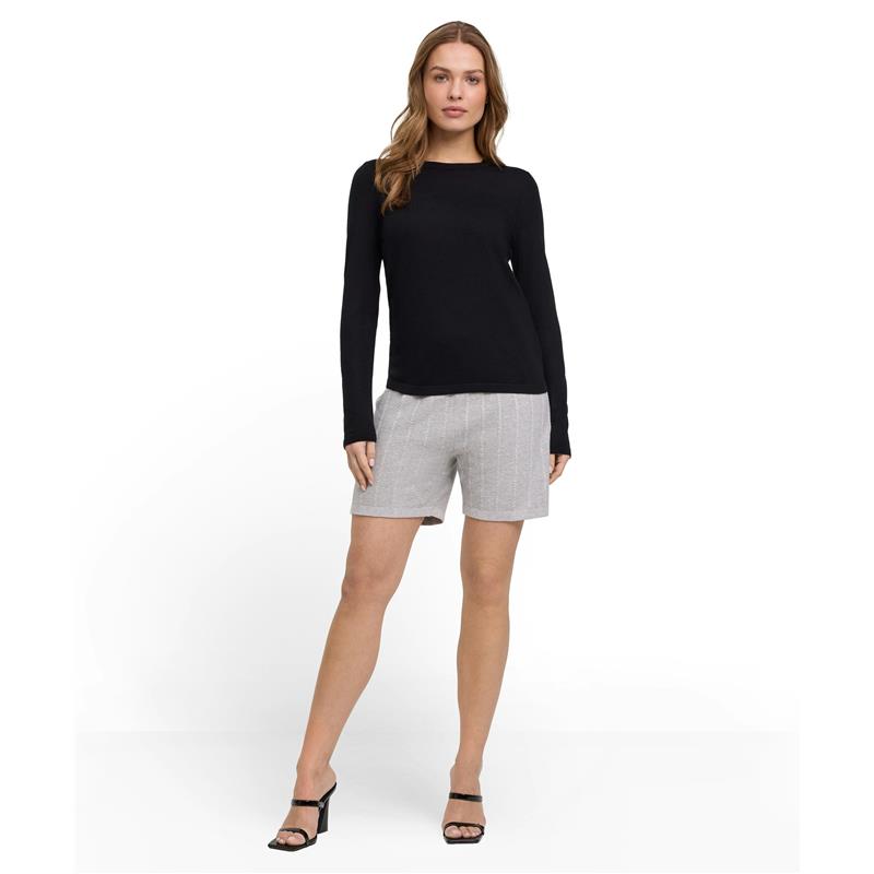 Ženski pulover FAV Merino X-fine Crew Neck w black