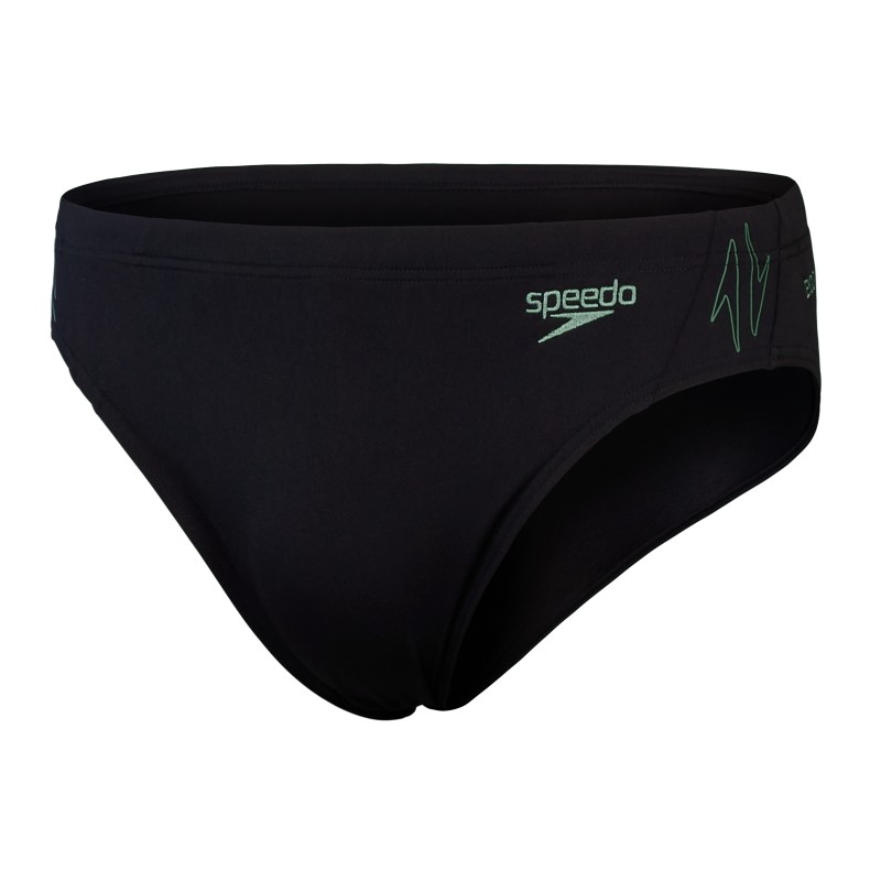 Moške kopalke HYPERBOOM SPL 7CM BRF AM BLACK/GREEN