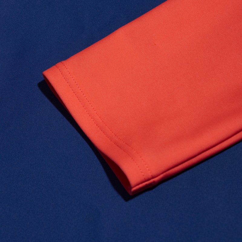 Otroška zaščitna majica LTS ESS HOOD LS RASH TOP BLUE/ORANGE