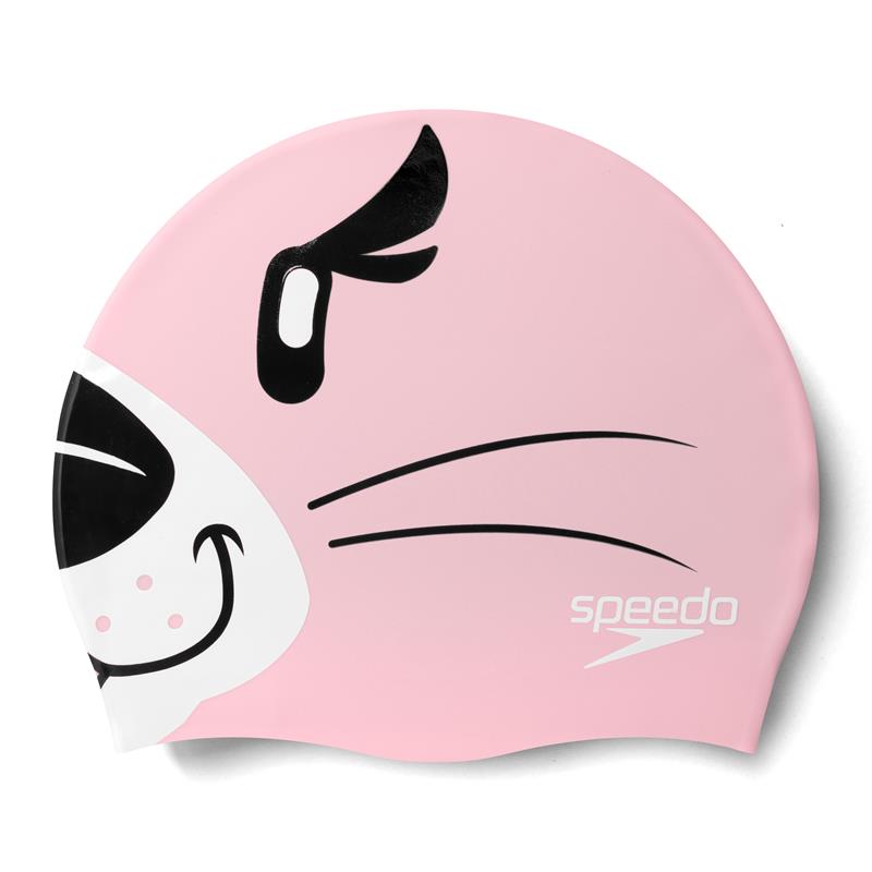 Otroška plavalna kapa PRINTED CHARACTER LTS PINK/BLACK