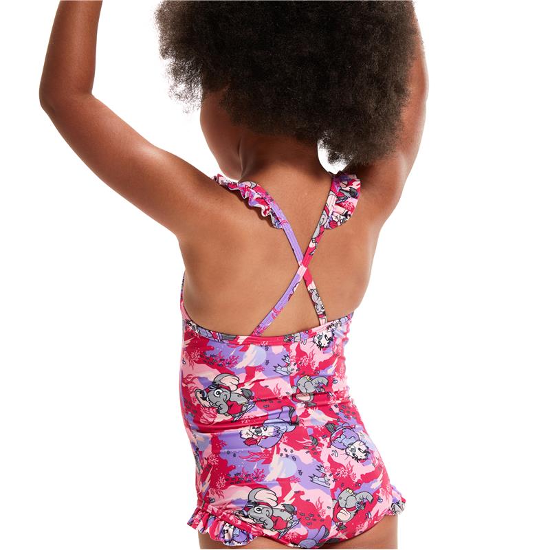 Otroške kopalke LTS DIGI FRILL PINK/PURPLE