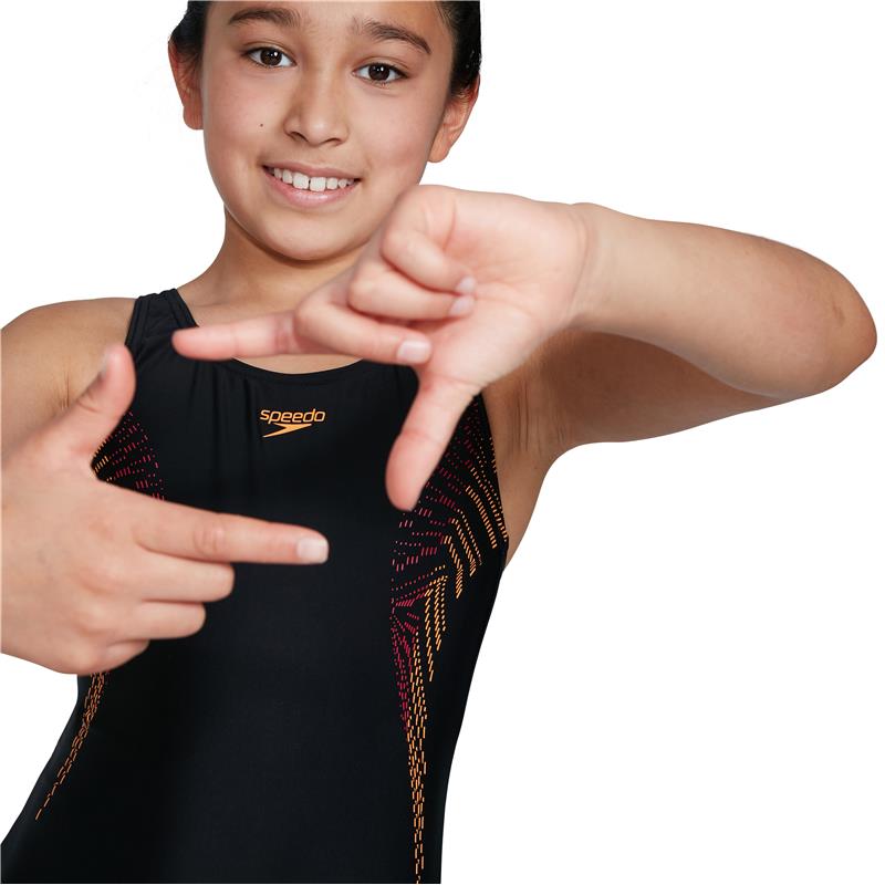 Dječje kupaće gaće MSBK BLACK/ORANGE