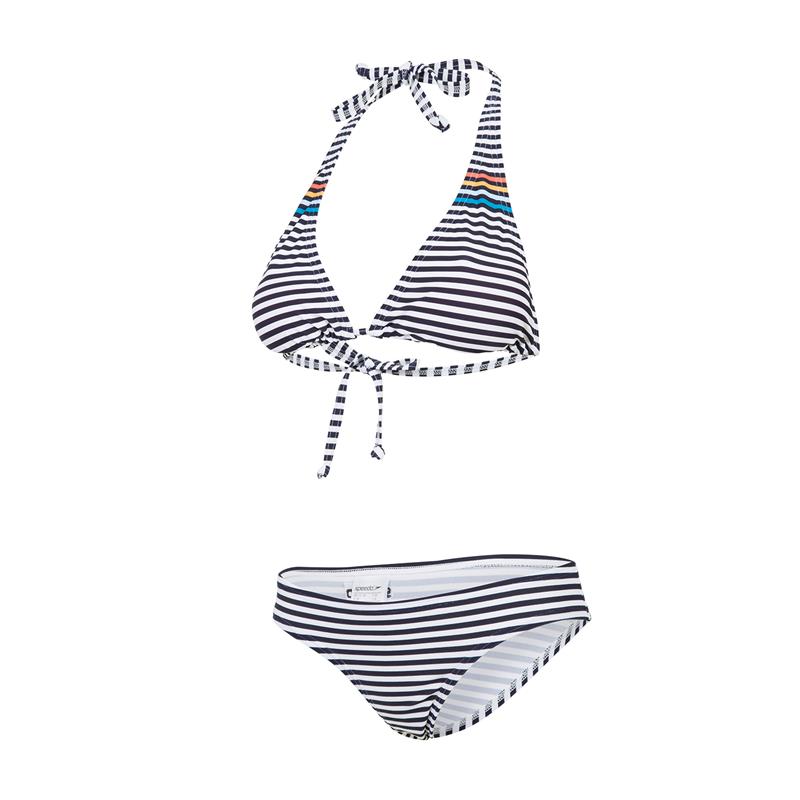 Ženske kopalke TRIANGLE TIE 2PC NAVY/WHIT
