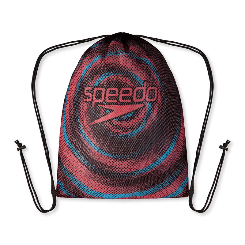 Torba PRINTED MESH BAG RED/BLUE