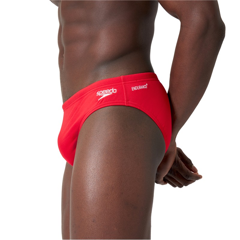Moške kopalke END+ 7CM BRF RED