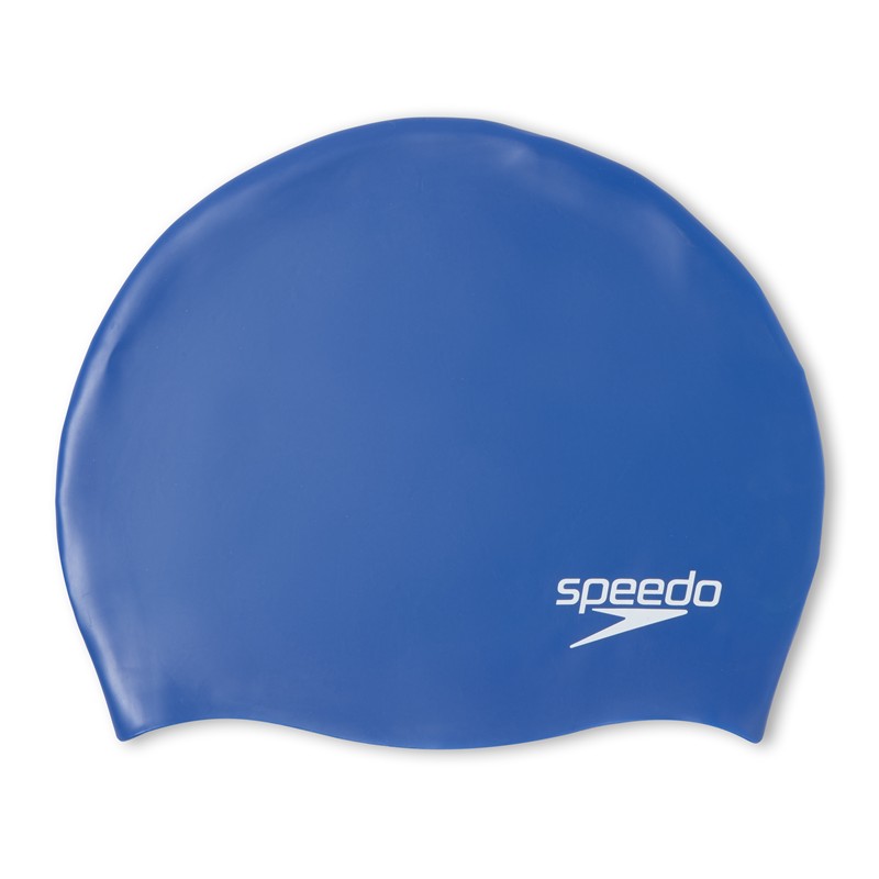 Otroška plavalna kapa MOULDED SILICONE CAP BLUE