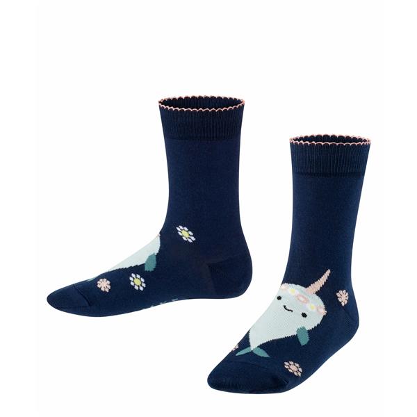 Otroške nogavice FALKE Narwhale SO royal blue