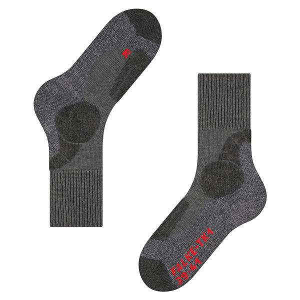 Nogavice FALKE TK1 asphalt mel.