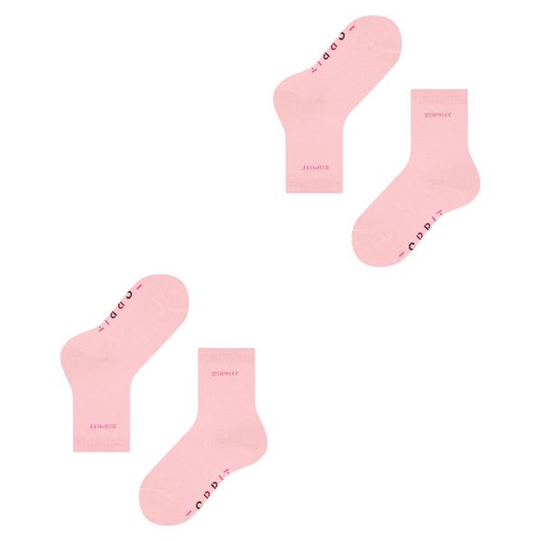 Otroške nogavice Esprit Foot Logo 2-Pack Kids SO orchid