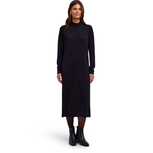 Ženska obleka FAV Merino X-Fine Dress w black