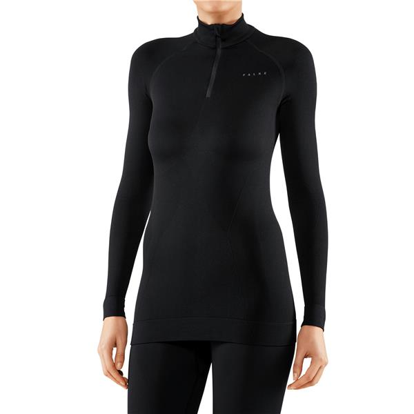 Ženska majica FALKE MW Zip Shirt Tight w bla