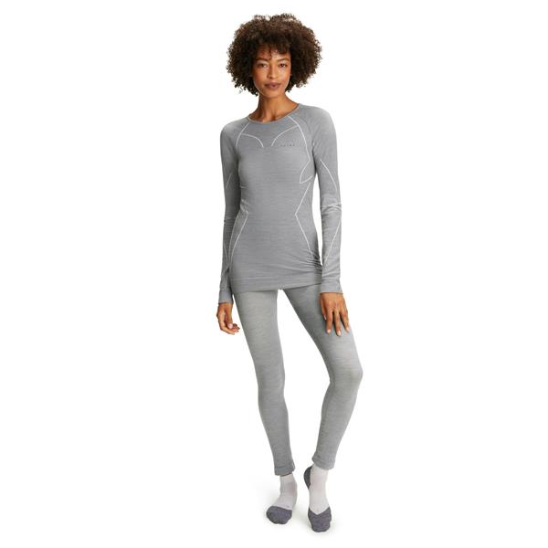 Ženske pajkice FALKE WT Long Tight Regular w grey-heather