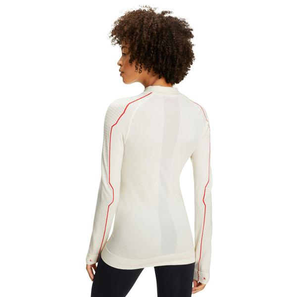 Ženska majica FALKE Trend W LS Shirt Wool-Tech offwhite-neon