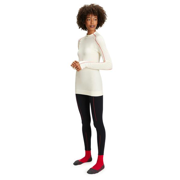 Ženska majica FALKE Trend W LS Shirt Wool-Tech offwhite-neon