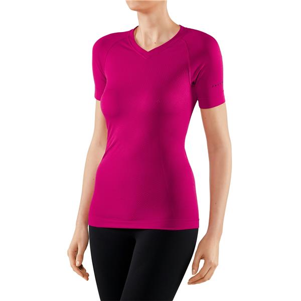 Ženska majica FALKE C SS Shirt Regular w berry