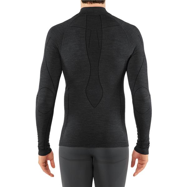Moška majica FALKE WT Zip Shirt Regular m black
