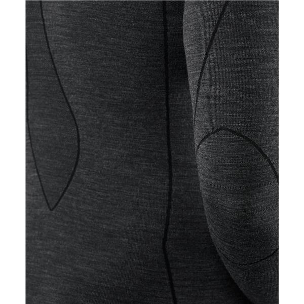 Moška majica FALKE WT Zip Shirt Regular m black